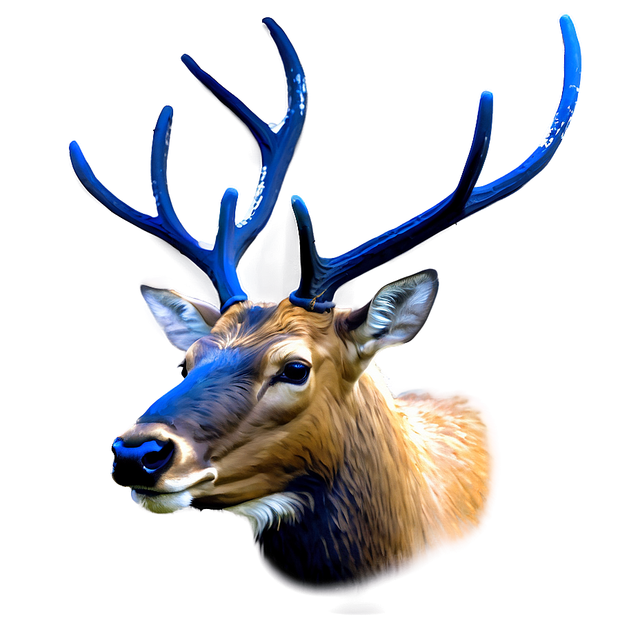 Elk Painting Png Pnd PNG Image