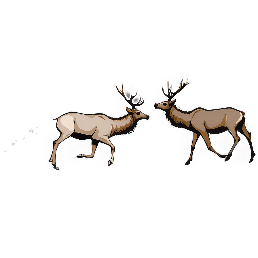 Elk Running Png Lou PNG Image