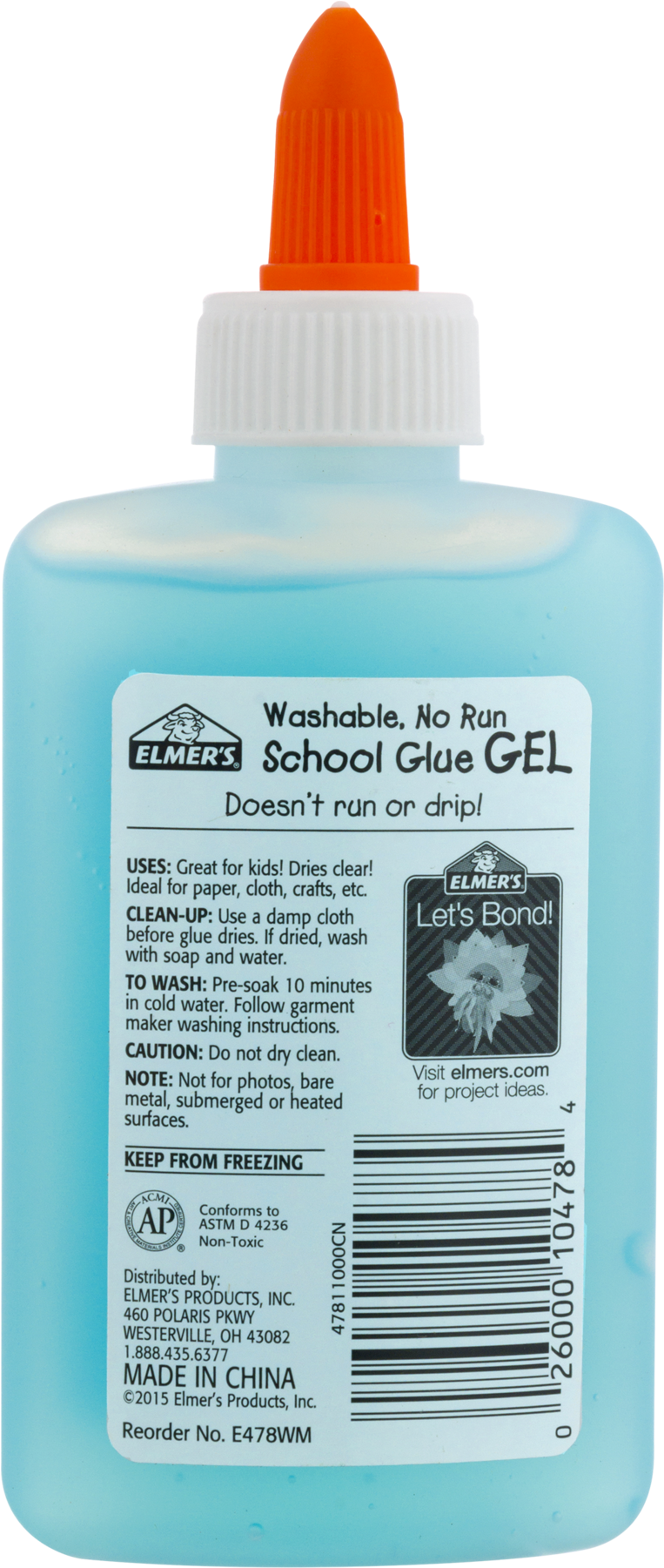 Elmers School Glue Gel Bottle PNG Image