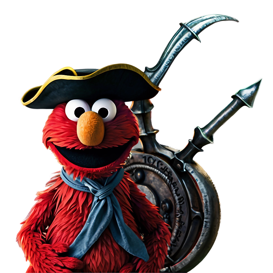 Elmo As A Pirate Png 05032024 PNG Image