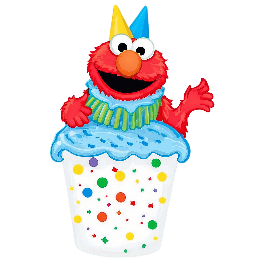 Elmo Birthday Party Review Png Tcj PNG Image