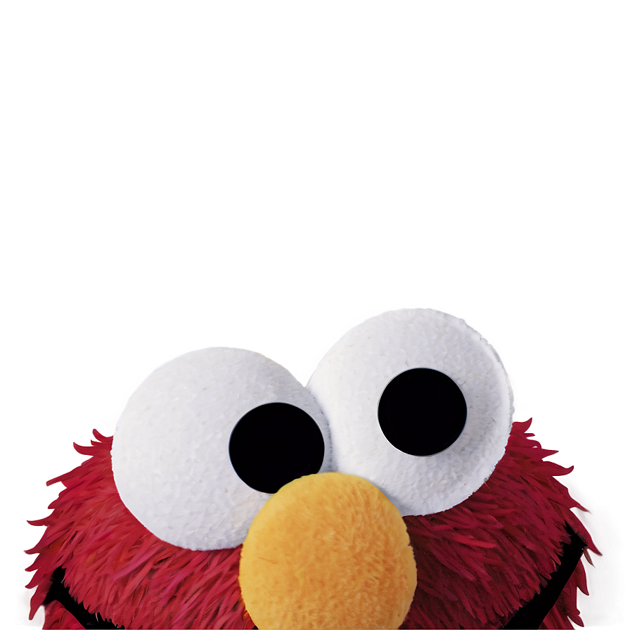 Elmo Face Cutout For Crafts Png 1 PNG Image