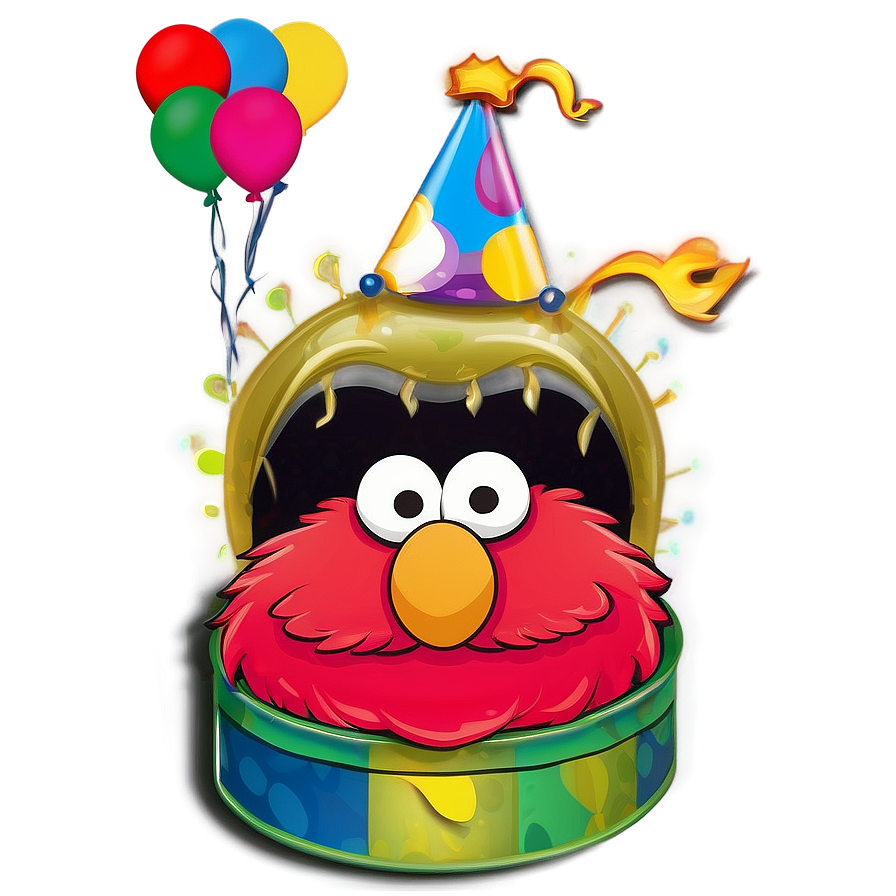 Elmo Face For Birthday Invitations Png Duh PNG Image