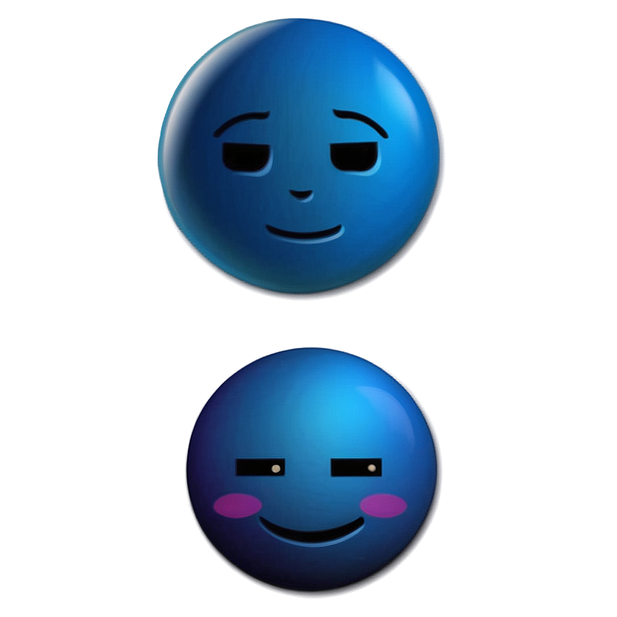 Eloquent Blue Emojis Png Series 06282024 PNG Image