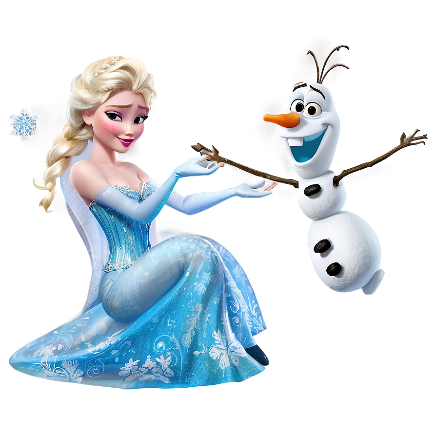 Elsa And Olaf Best Friends Png Tya43 PNG Image