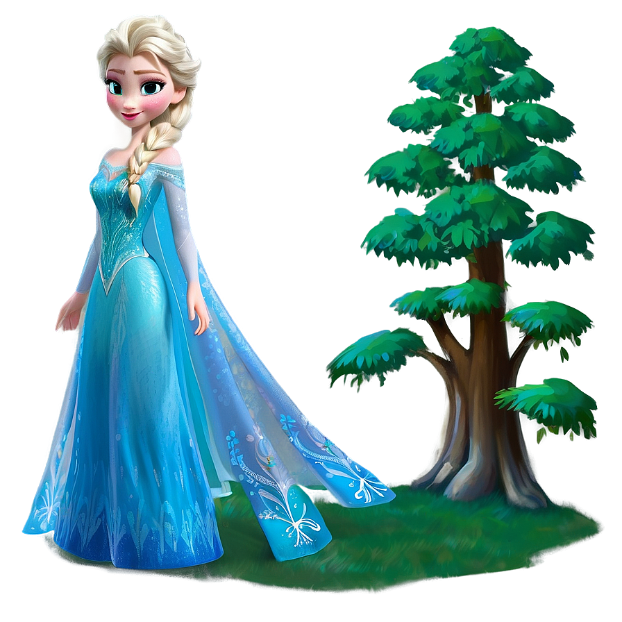 Elsa And The Enchanted Forest Png 36 PNG Image