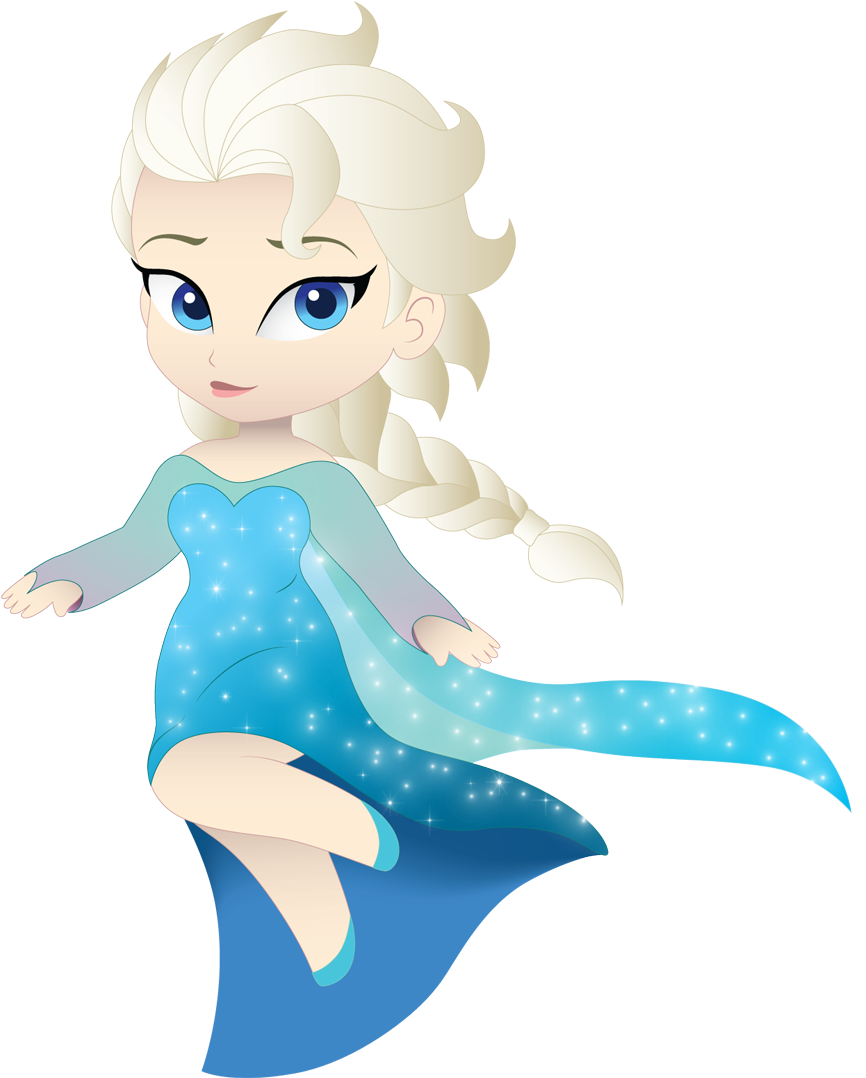 Elsa Frozen Animated Character PNG Image