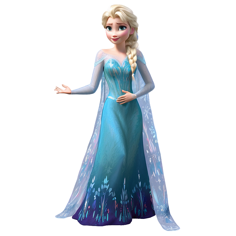 Elsa Frozen Ice Dress Png Aal PNG Image