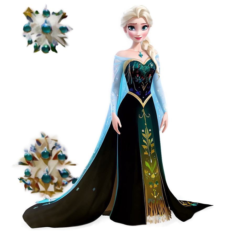 Elsa Frozen Queen Pose Png 06132024 PNG Image