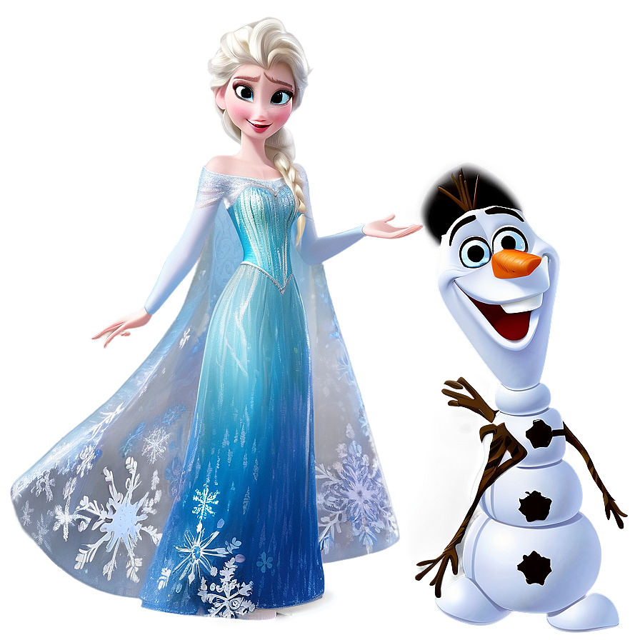 Elsa Olaf's Frozen Adventure Png Ljo PNG Image