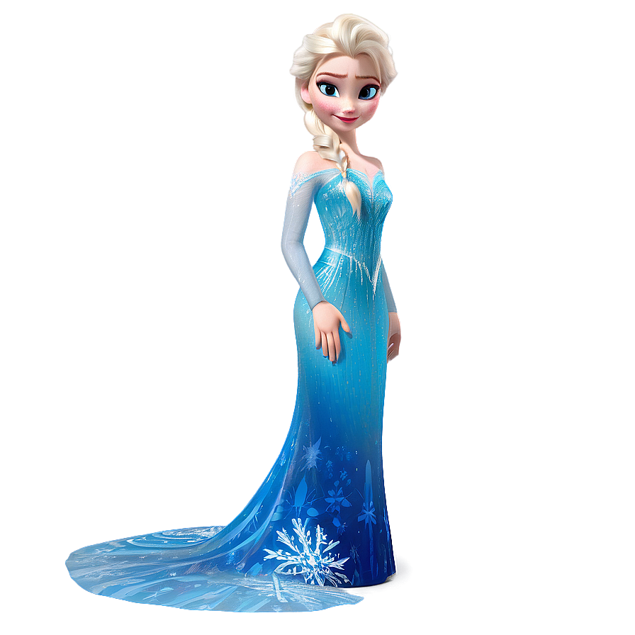 Elsa's Ice Dress Frozen Png Etj67 PNG Image