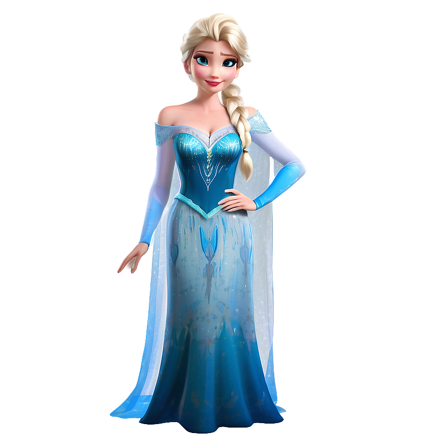 Elsa Snow Queen Costume Png Pio PNG Image