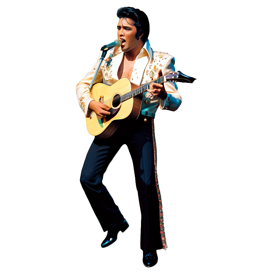 Elvis In Concert Png 06112024 PNG Image