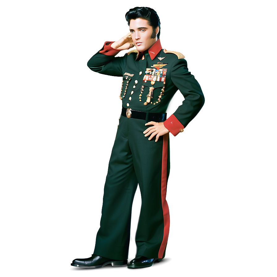 Elvis Presley In Uniform Png Udi67 PNG Image