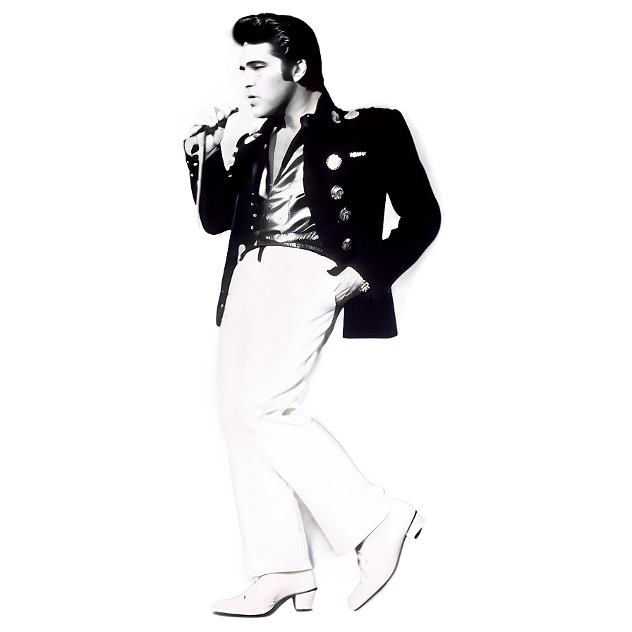 Elvis Presley Silhouette Png 06112024 PNG Image