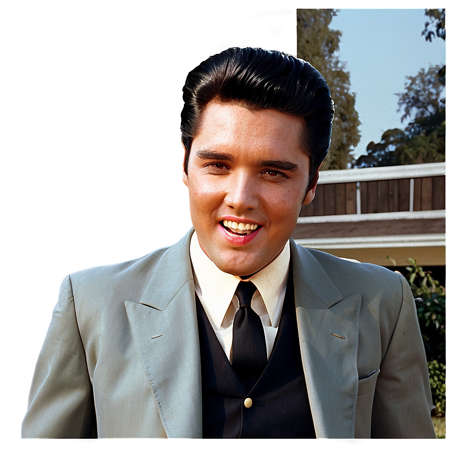 Elvis Presley Smiling Png Yrq36 PNG Image