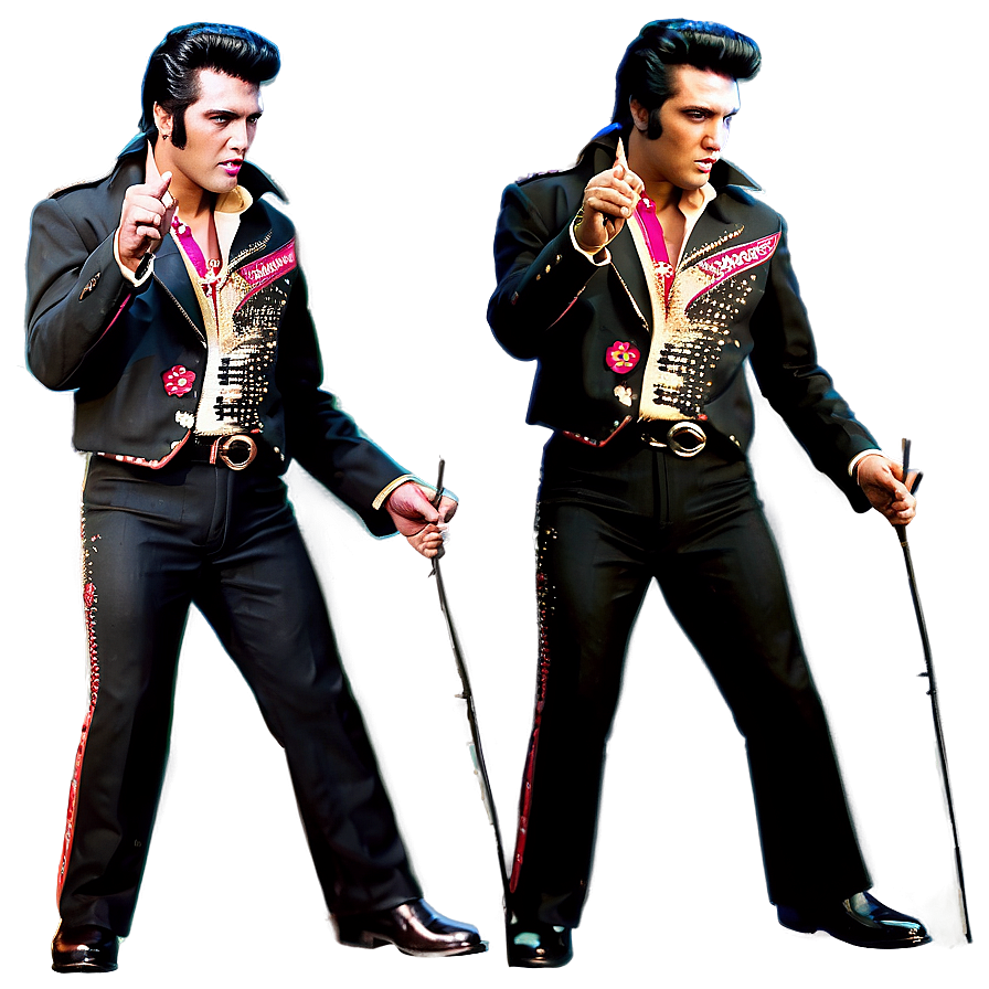 Elvis Rock And Roll Era Png 06112024 PNG Image