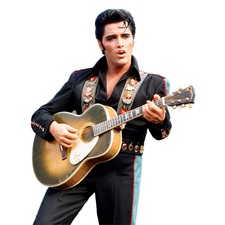 Elvis Rock And Roll Era Png Ldc52 PNG Image