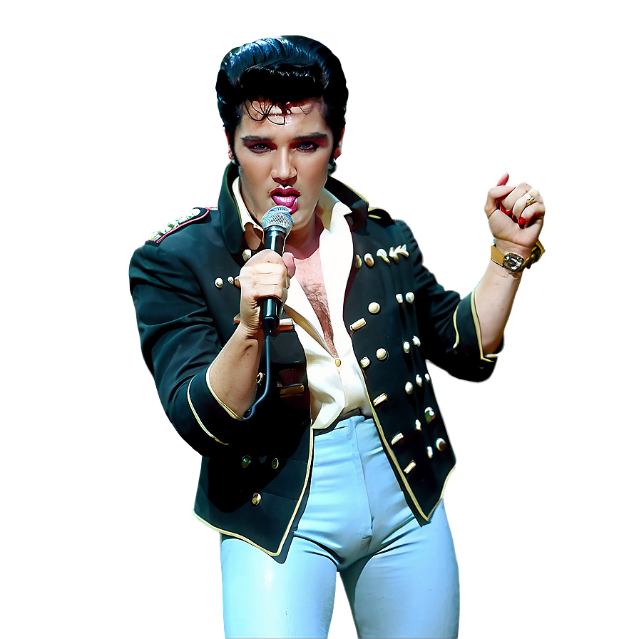 Elvis Rock And Roll Era Png Xap PNG Image