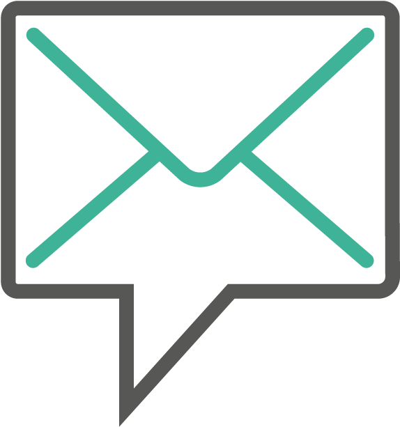 Email Icon Cyanon Dark Background.png PNG Image