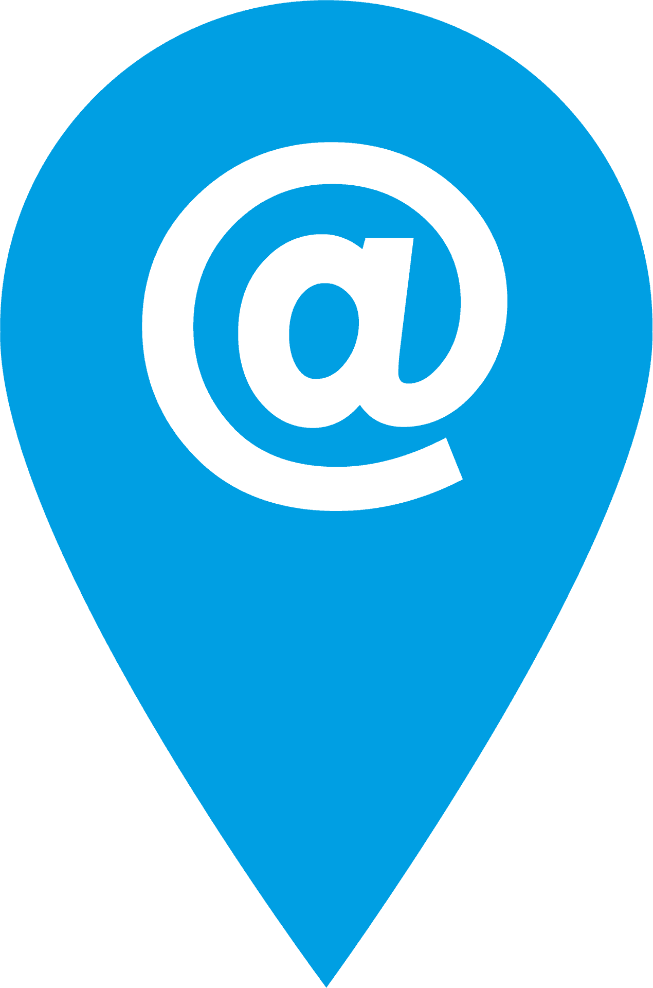 Email Location Pin Icon PNG Image