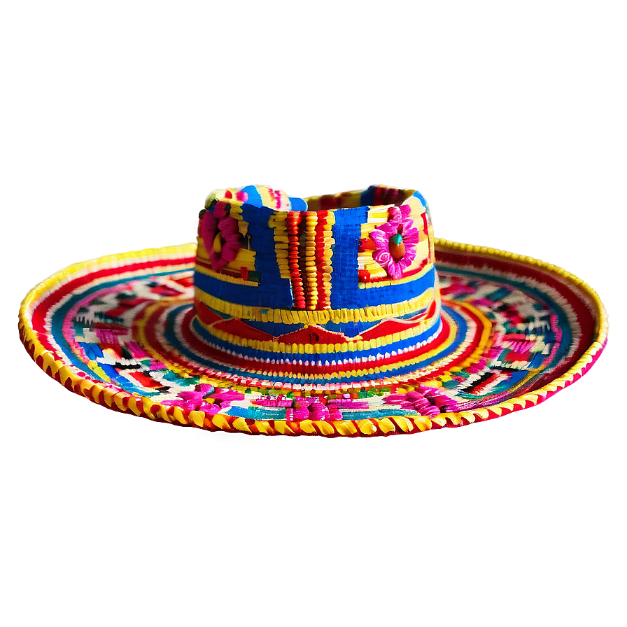 Embellished Sombrero Hat Png Sjm PNG Image