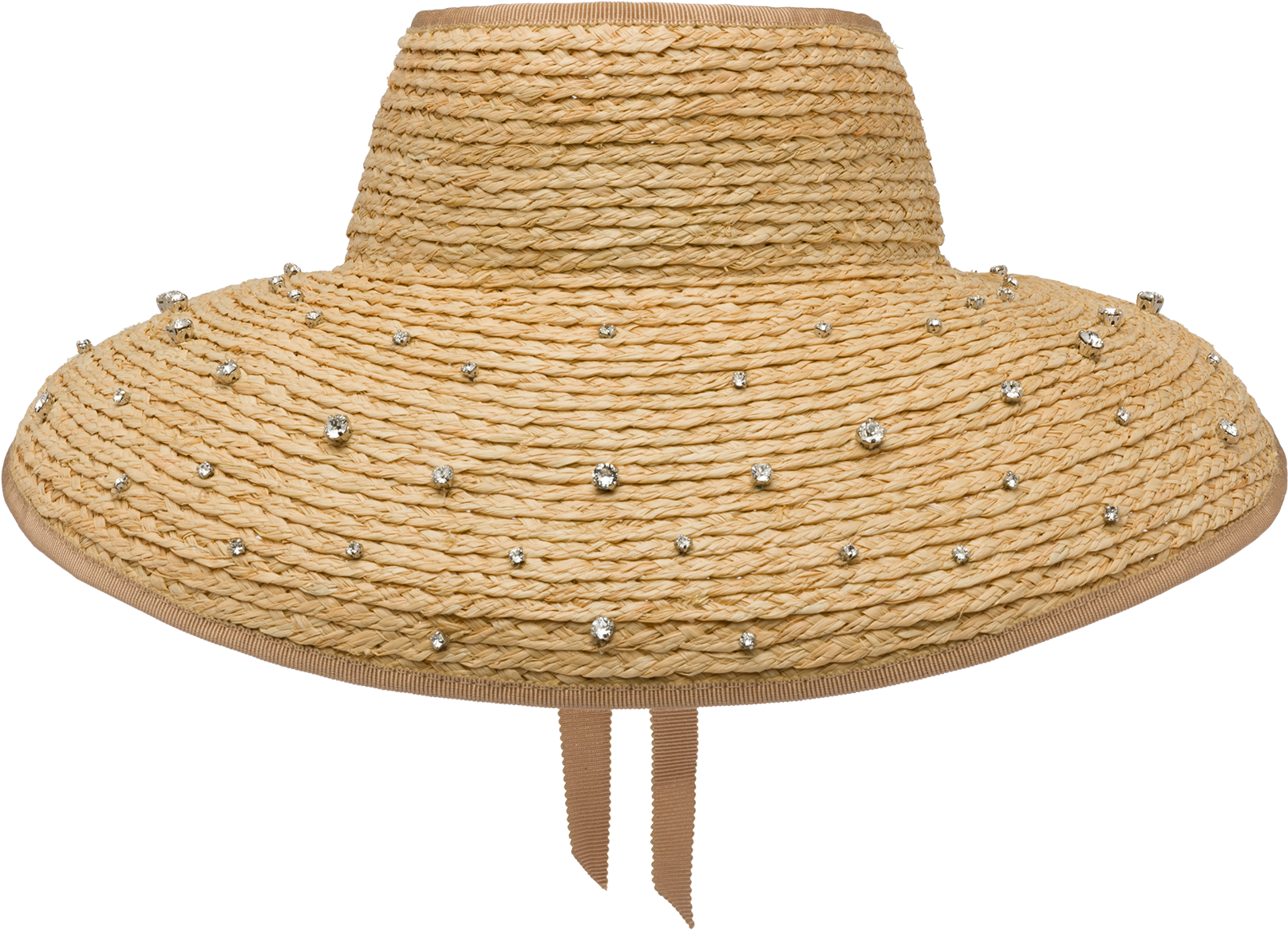 Embellished Straw Hat Product Photo PNG Image