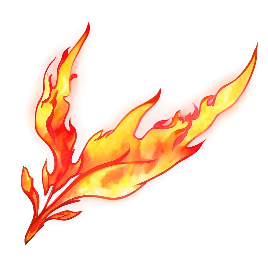 Ember Glow Anime Fire Png 06252024 PNG Image