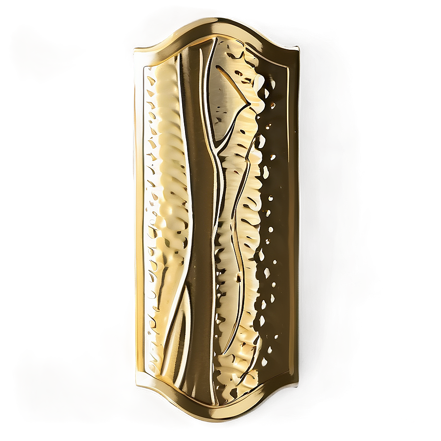 Embossed Gold Plate Png Ncr73 PNG Image