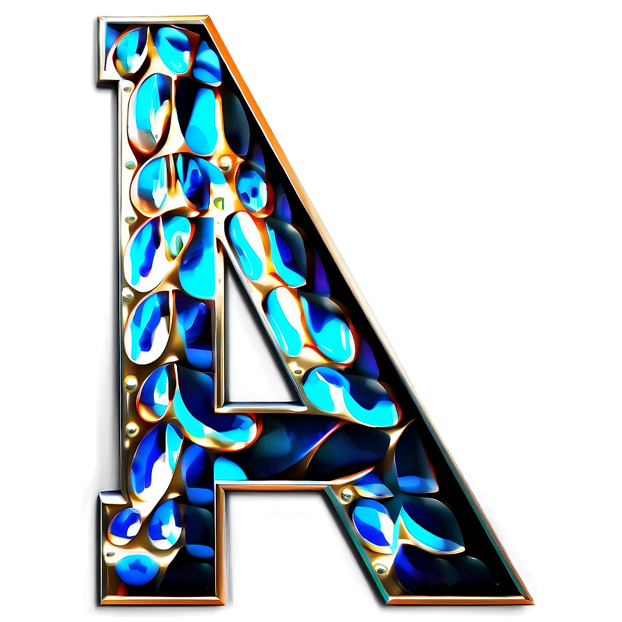 Embossed Letter A Png Hga PNG Image