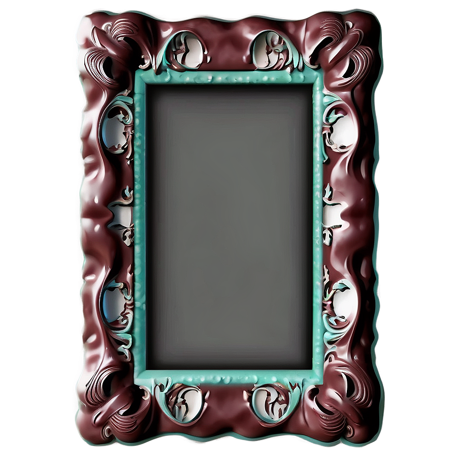 Embossed Picture Frame Png Qes75 PNG Image