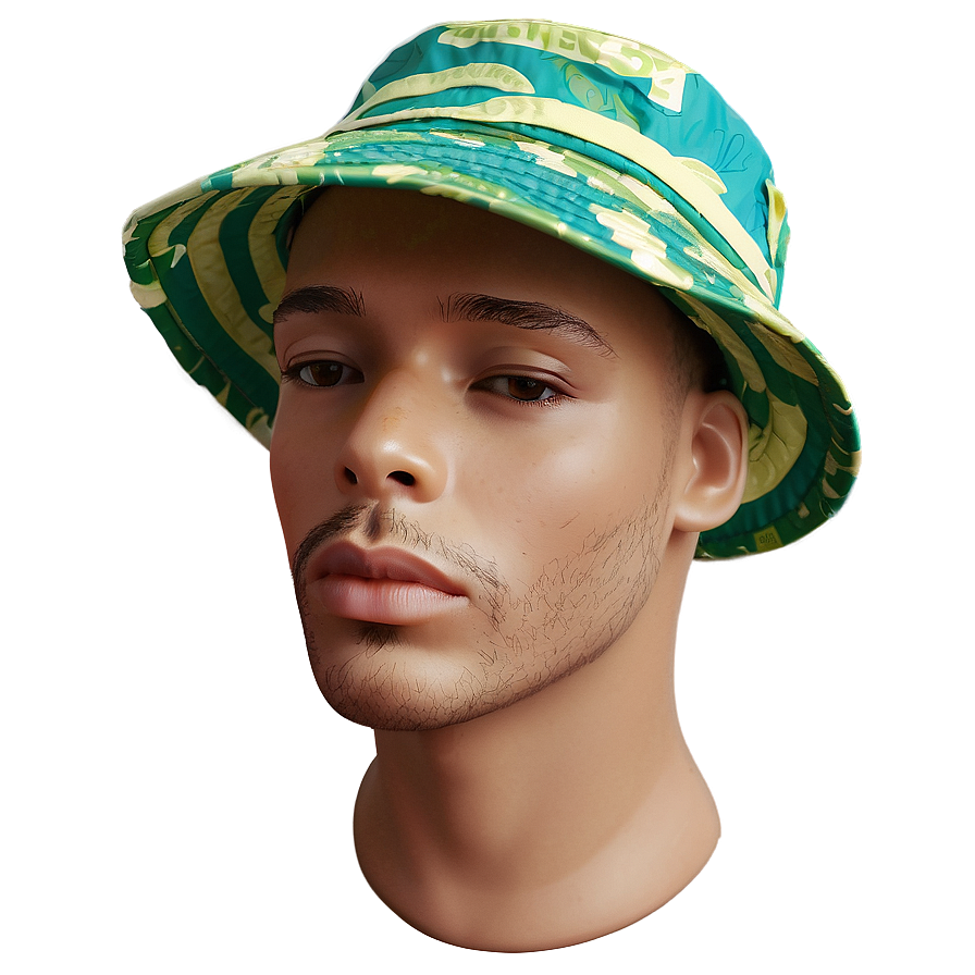 Embroidered Bucket Hat Png Yoh53 PNG Image