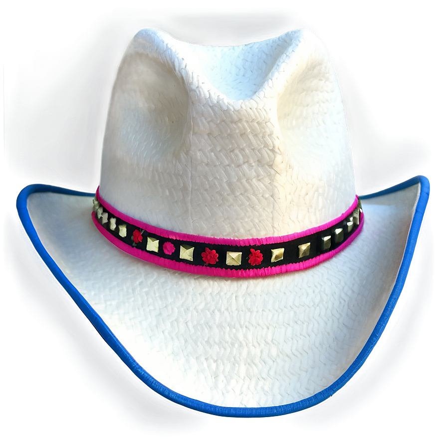 Embroidered Cowgirl Hat Png 06132024 PNG Image