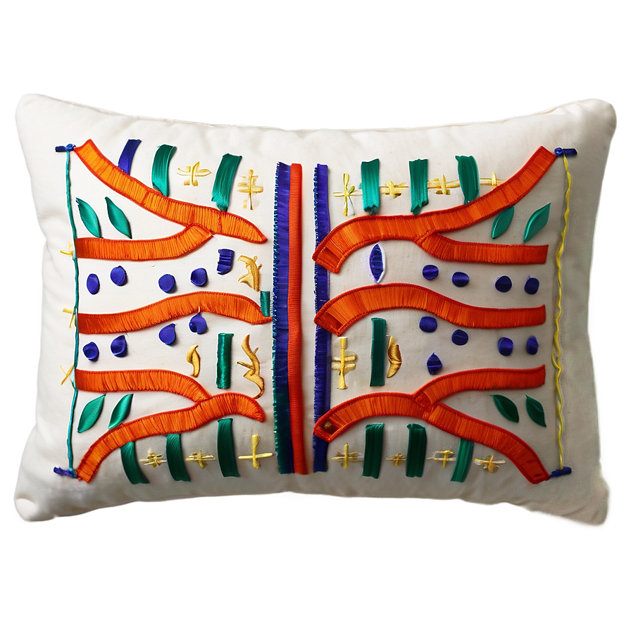 Embroidered Pillow Png 05252024 PNG Image