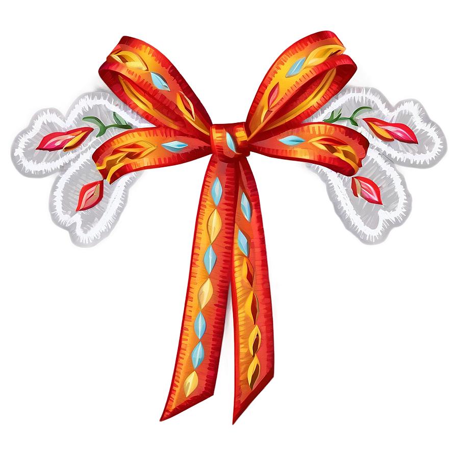 Embroidered Ribbon Png Fsf PNG Image