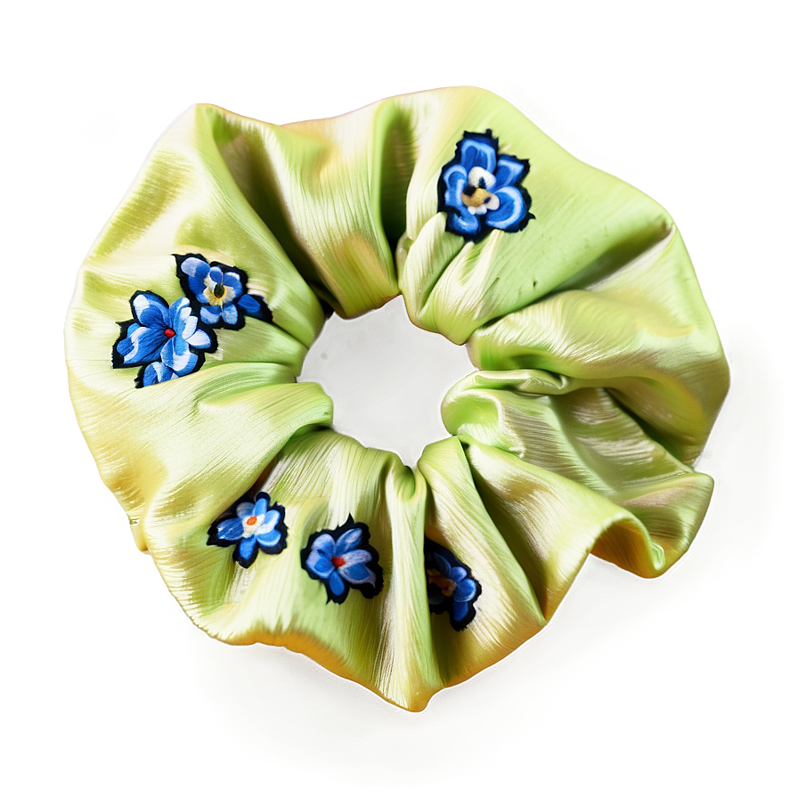 Embroidered Scrunchie Png Wdr PNG Image