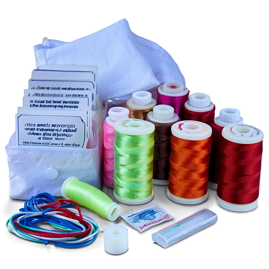 Embroidery Kit Contents Png Lom PNG Image