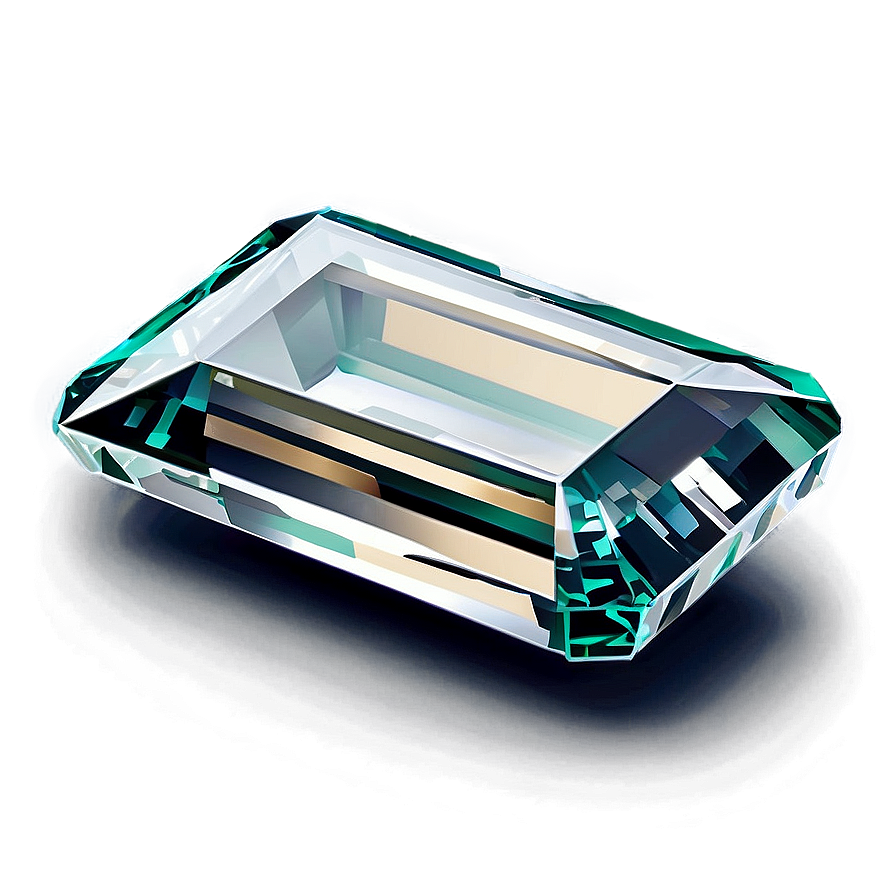 Emerald Cut Diamonds Png 21 PNG Image