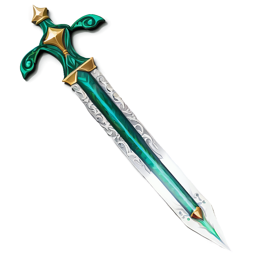 Emerald Dagger Png 05252024 PNG Image