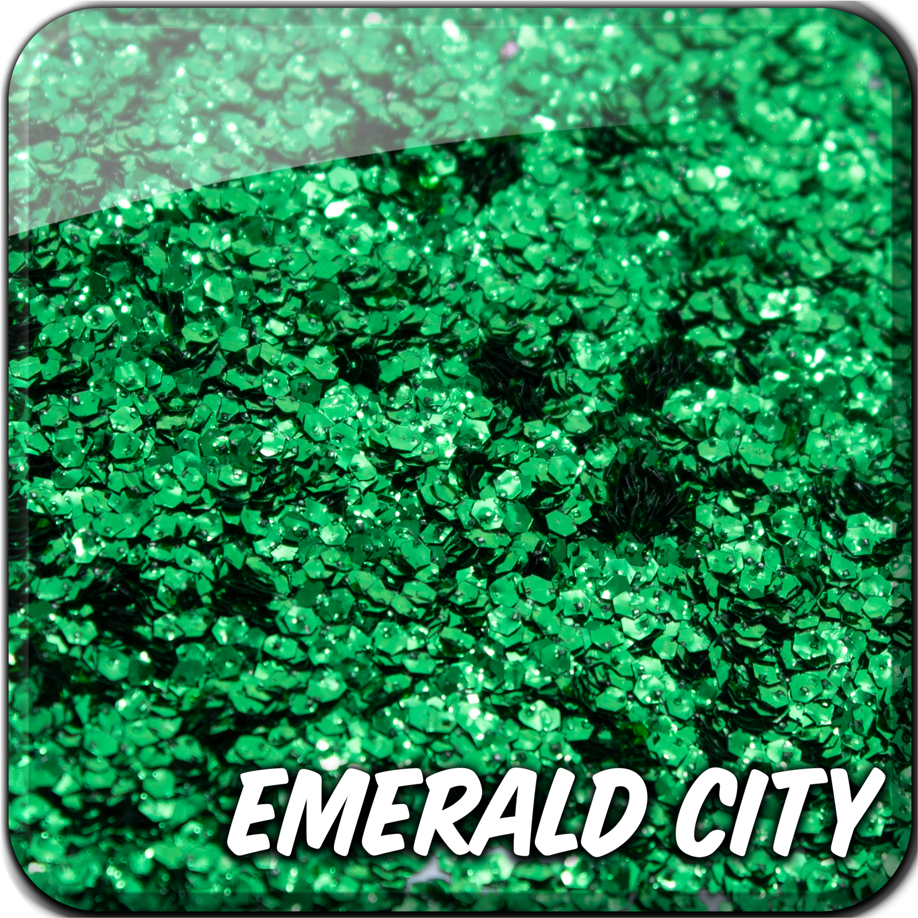 Emerald Glitter Sparkle Texture PNG Image