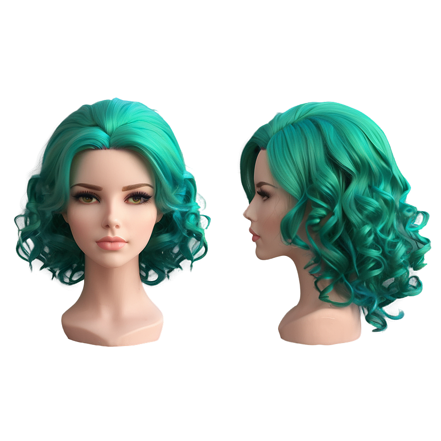 Emerald Green Hair Shade Png 56 PNG Image