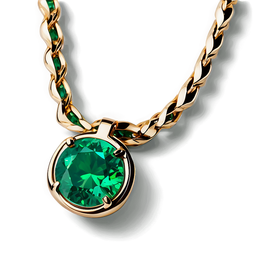 Emerald Necklace Charm Png Lwt PNG Image