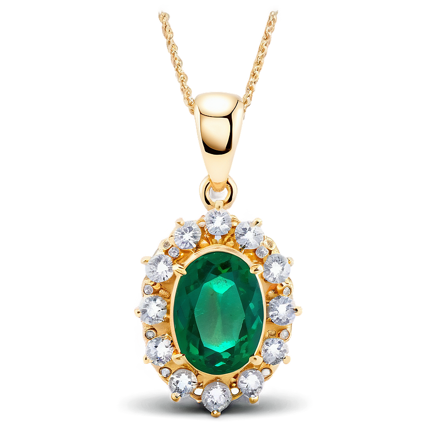 Emerald Pendant Png Bga87 PNG Image