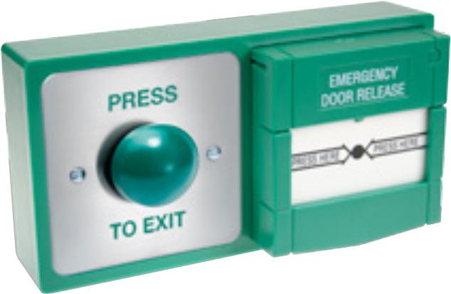 Emergency Exit Buttonand Door Release PNG Image