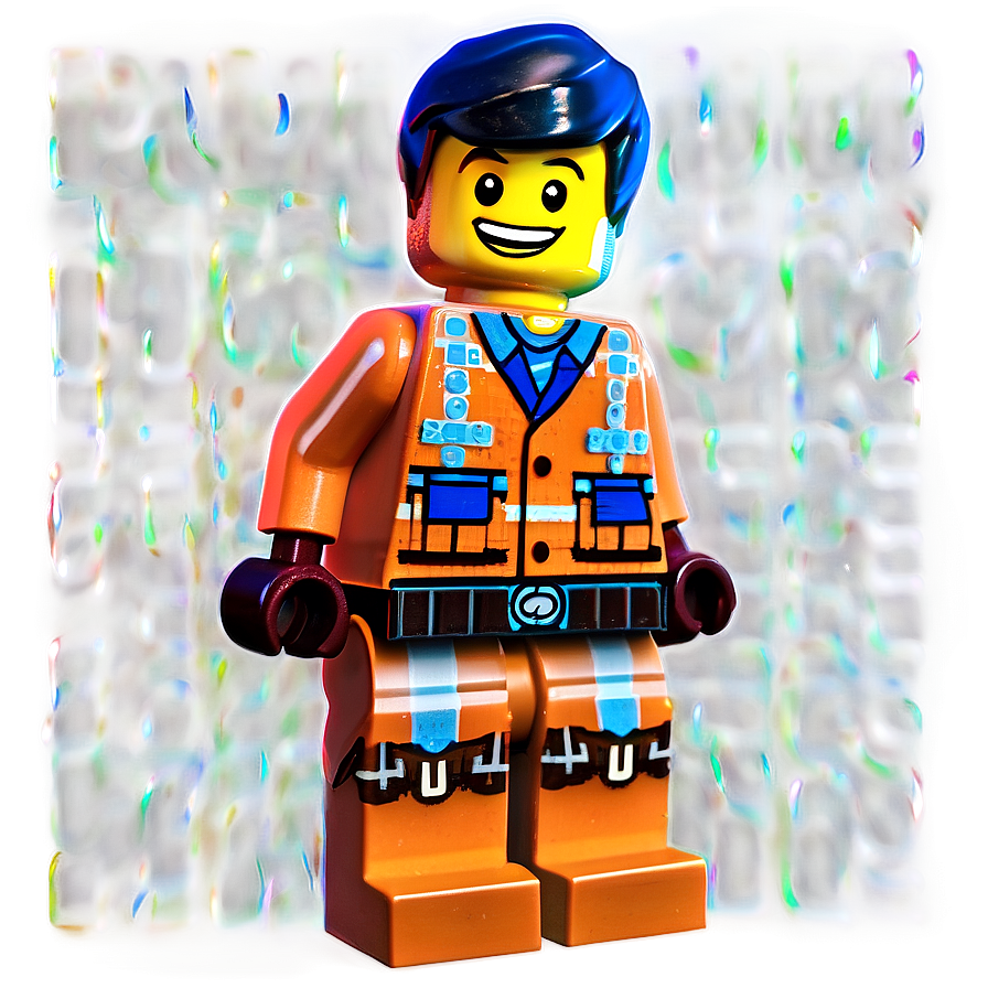 Emmet Brickowski Lego Png Cmc76 PNG Image