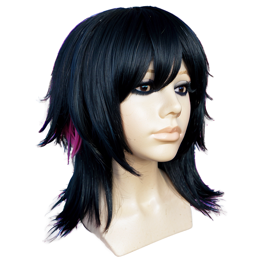 Emo Hair For Cosplay Png Cwf PNG Image