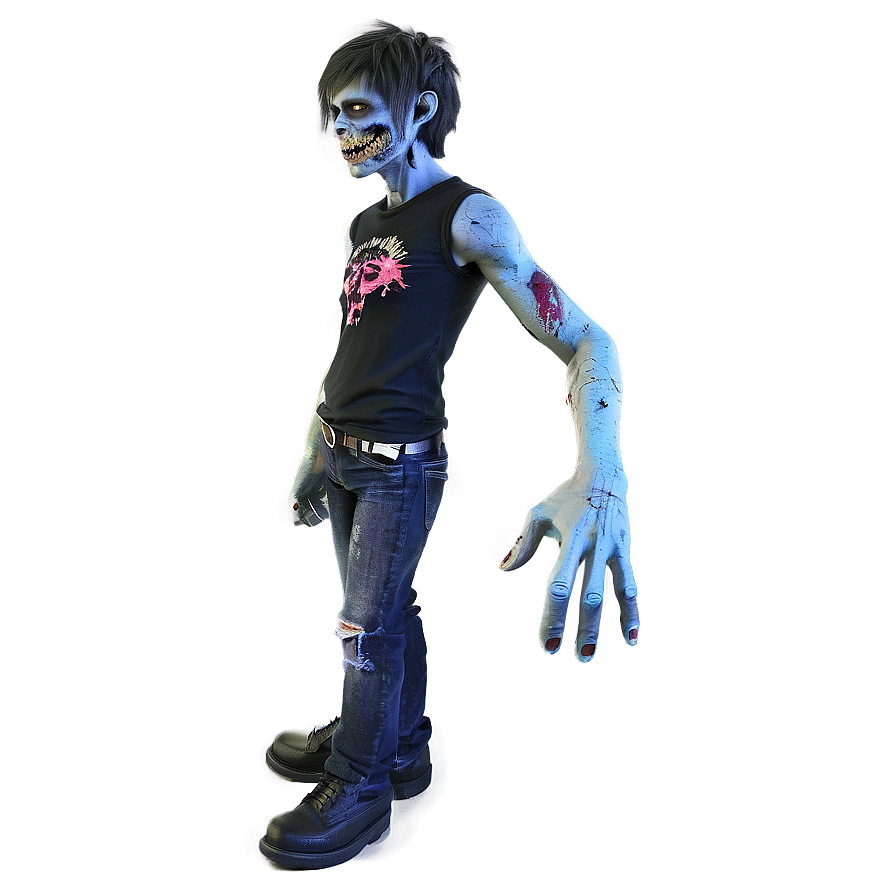 Emo Zombie Shirt Png 45 PNG Image