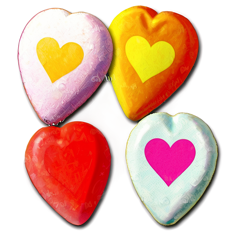 Emoji Conversation Hearts Png 06282024 PNG Image