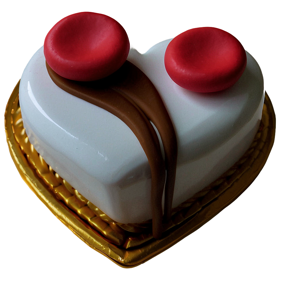 Emoji Heart Cake Png Dbe PNG Image