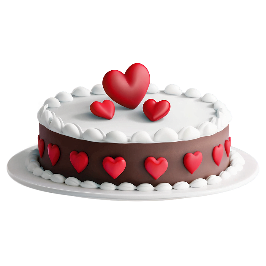 Emoji Heart Cake Png Ejd PNG Image